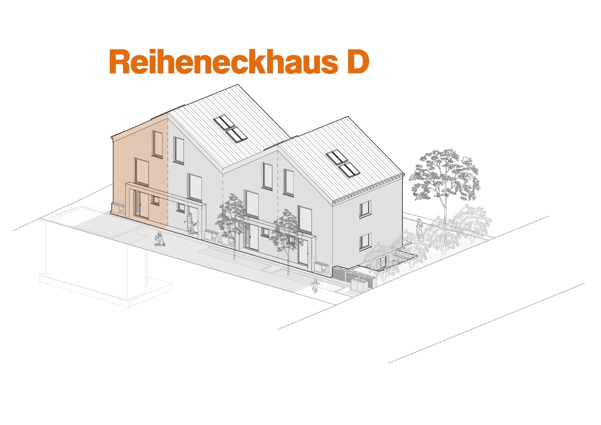 Axonometrie Haus&nbsp;D